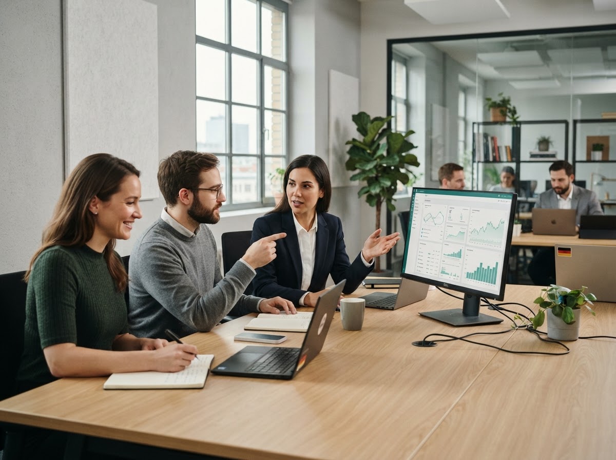 Dbs Profit AI advisors discussing a client's financial plan